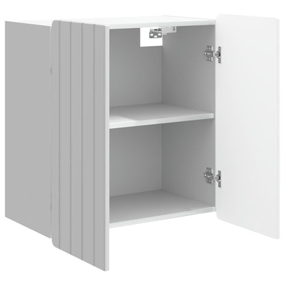 vidaXL Wall-Mounted Cabinet High Gloss White 59 x 31 x 64 cm 3