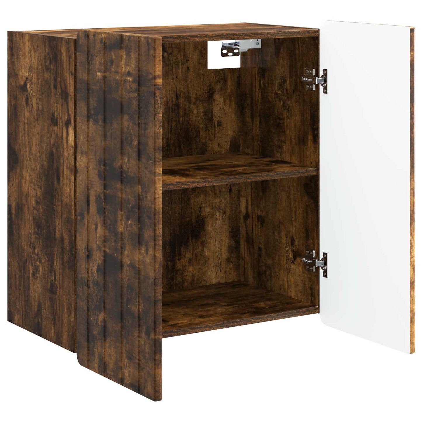 vidaXL Wall-Mounted Cabinet Smoked Oak 59 x 31 x 64 cm Engineered Wood 3