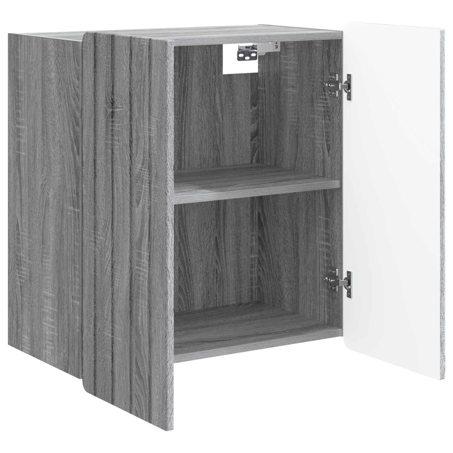 vidaXL Wall-Mounted Cabinet Grey Sonoma 59 x 31 x 64 cm 3