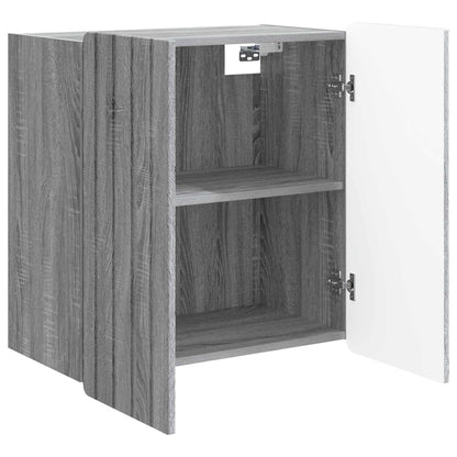 vidaXL Wall-Mounted Cabinet Grey Sonoma 59 x 31 x 64 cm 3
