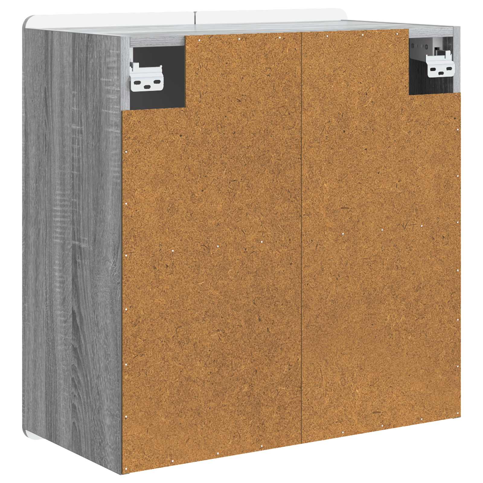 vidaXL Wall-Mounted Cabinet Grey Sonoma 59 x 31 x 64 cm 6