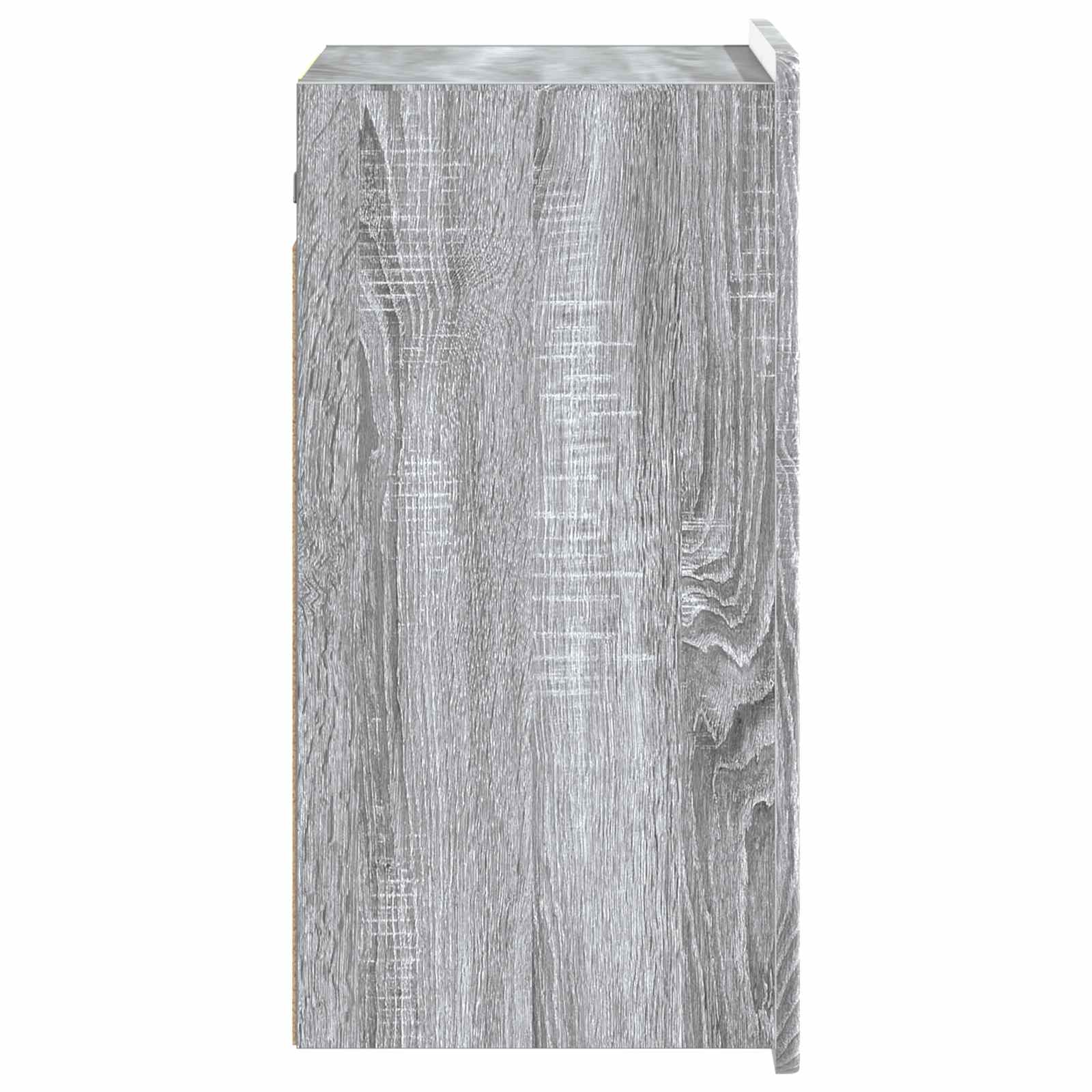 vidaXL Wall-Mounted Cabinet Grey Sonoma 59 x 31 x 64 cm 5