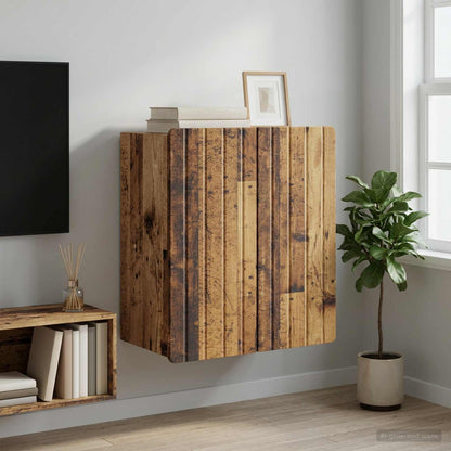 vidaXL Wall-Mounted Cabinet Old Wood 59 x 31 x 64 cm Engineered Wood 1