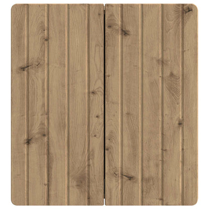 vidaXL Wall-Mounted Cabinet 59 x 31 x 64 cm Engineered Wood 4