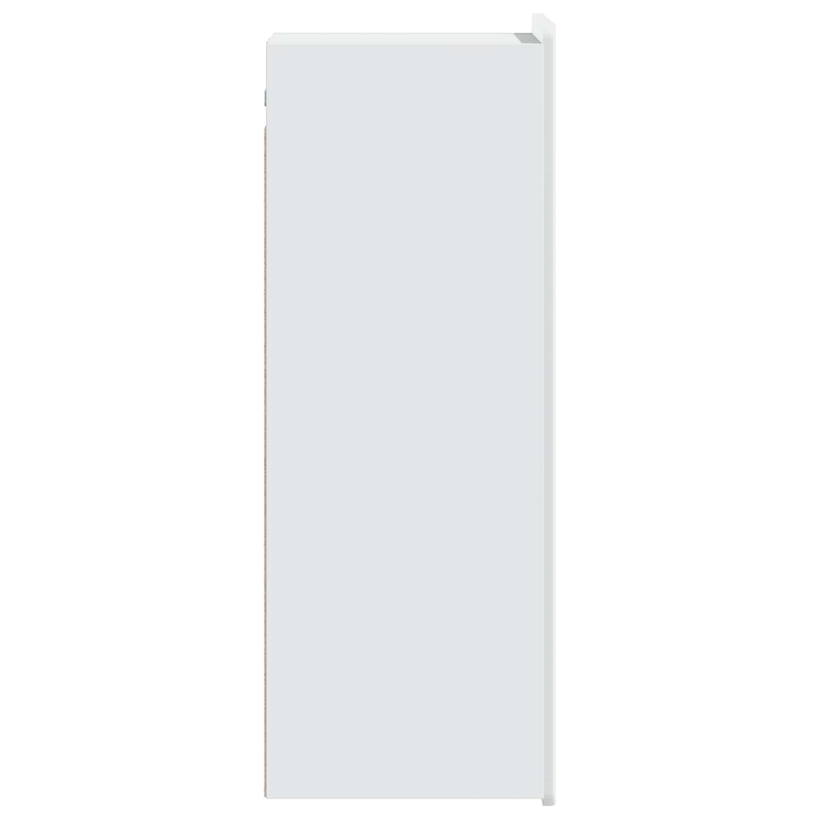 vidaXL Wall-Mounted Cabinet White 33 x 34.5 x 94 cm Engineered Wood 5