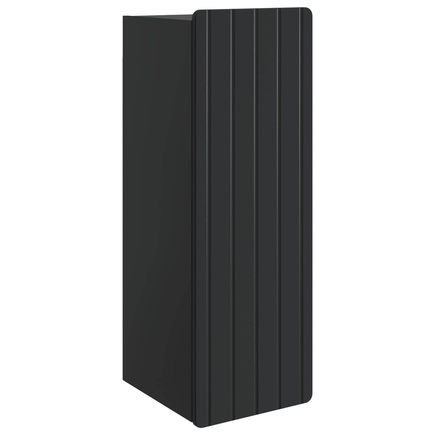 vidaXL Wall-Mounted Cabinet Black 33 x 34.5 x 94 cm Engineered Wood 2
