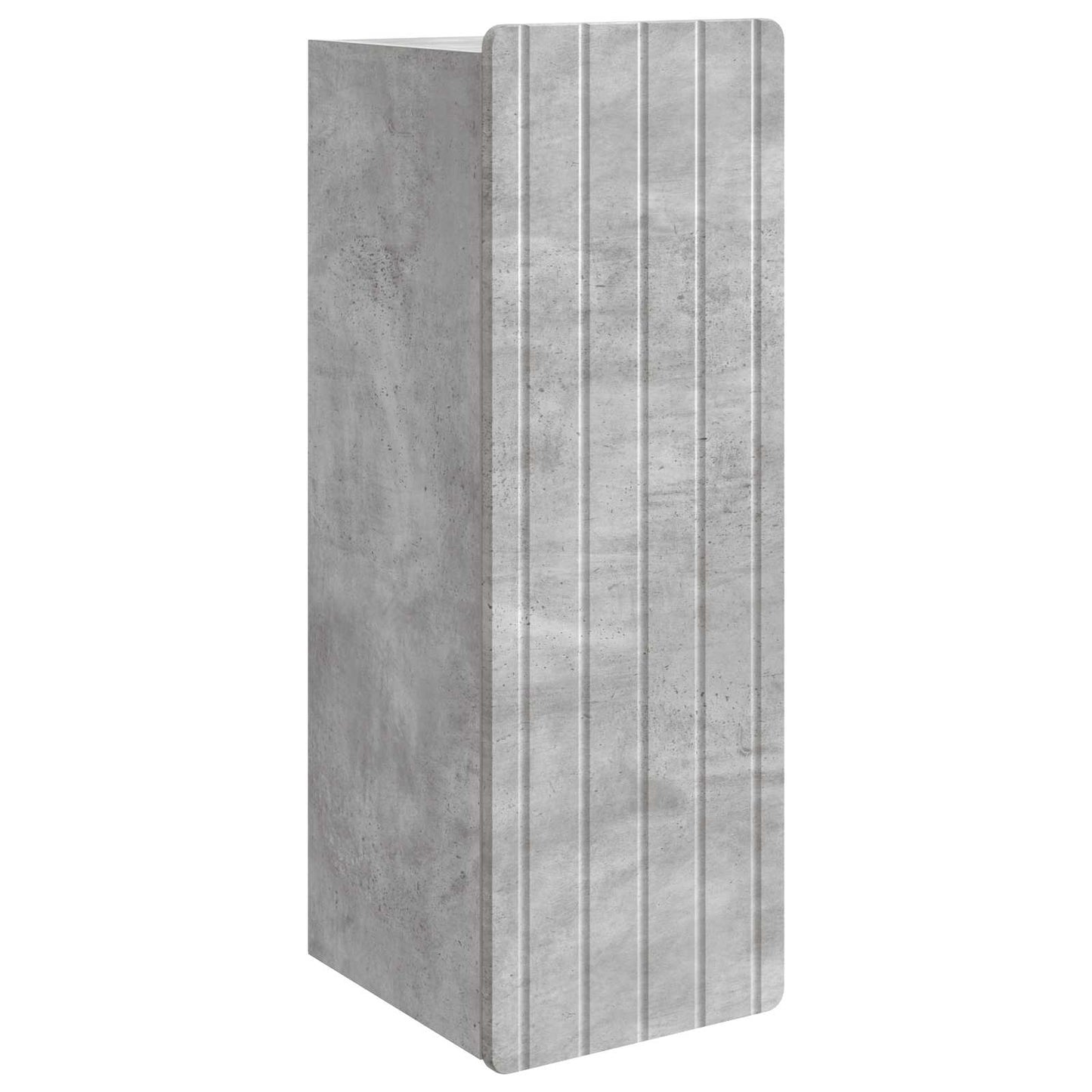 vidaXL Wall-Mounted Cabinet Concrete Grey 33 x 34.5 x 94 cm 2