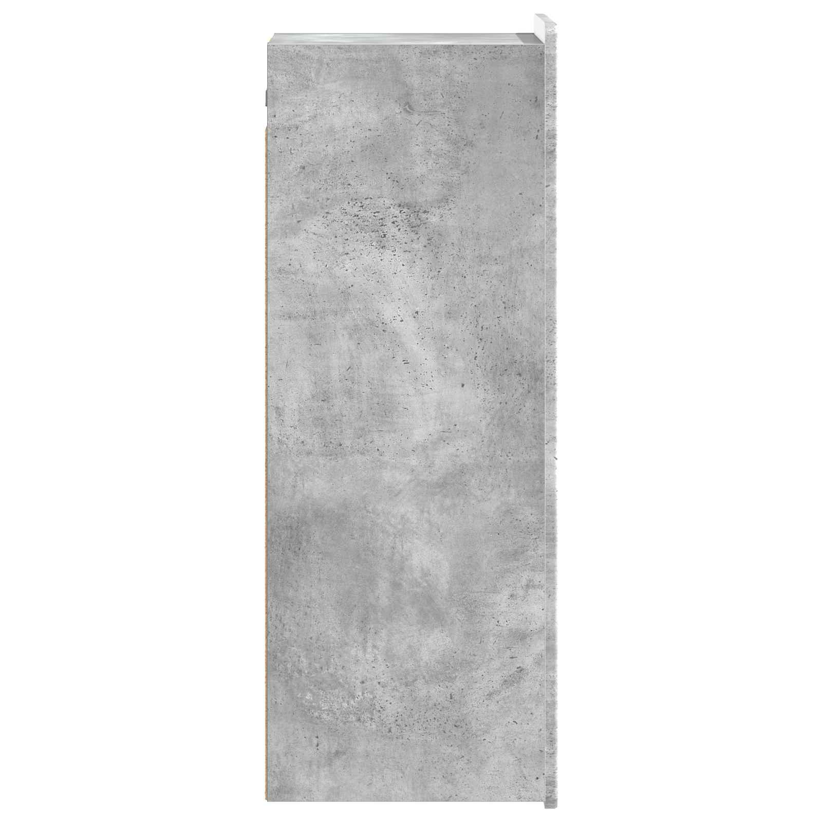 vidaXL Wall-Mounted Cabinet Concrete Grey 33 x 34.5 x 94 cm 5