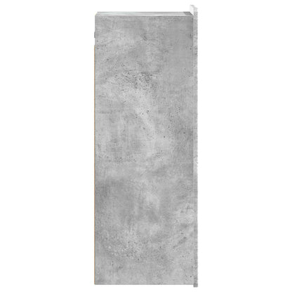 vidaXL Wall-Mounted Cabinet Concrete Grey 33 x 34.5 x 94 cm 5