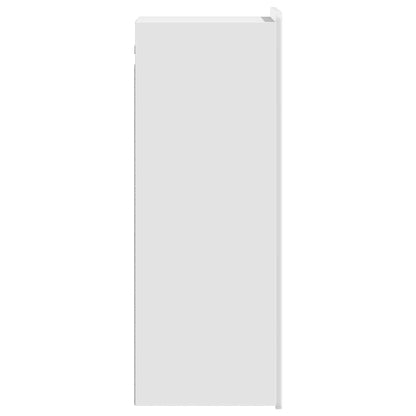 vidaXL Wall-Mounted Cabinet High Gloss White 33 x 34.5 x 94 cm 5