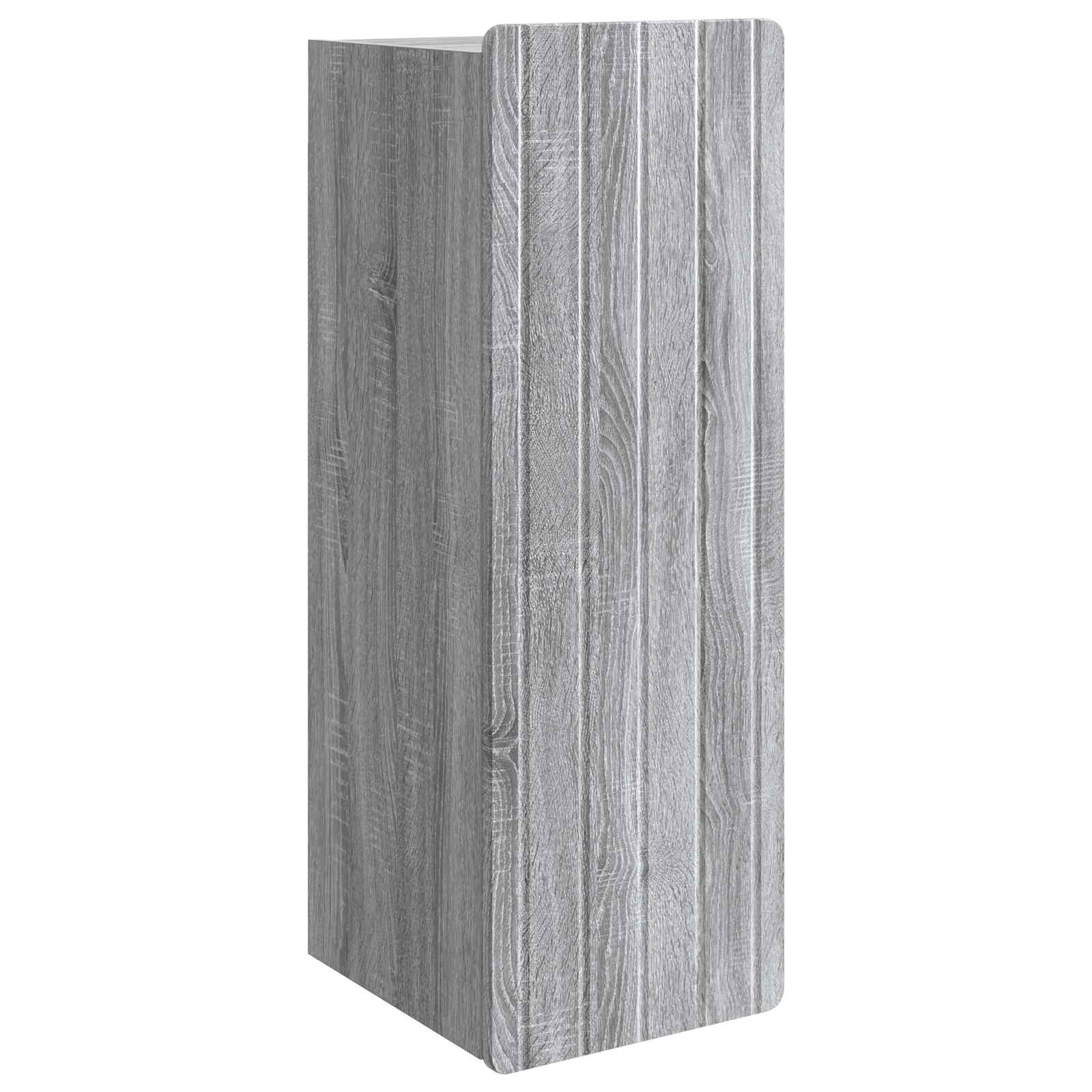 vidaXL Wall-Mounted Cabinet Grey Sonoma 33 x 34.5 x 94 cm 2