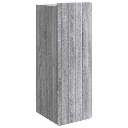 vidaXL Wall-Mounted Cabinet Grey Sonoma 33 x 34.5 x 94 cm 2