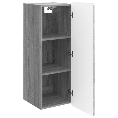 vidaXL Wall-Mounted Cabinet Grey Sonoma 33 x 34.5 x 94 cm 3