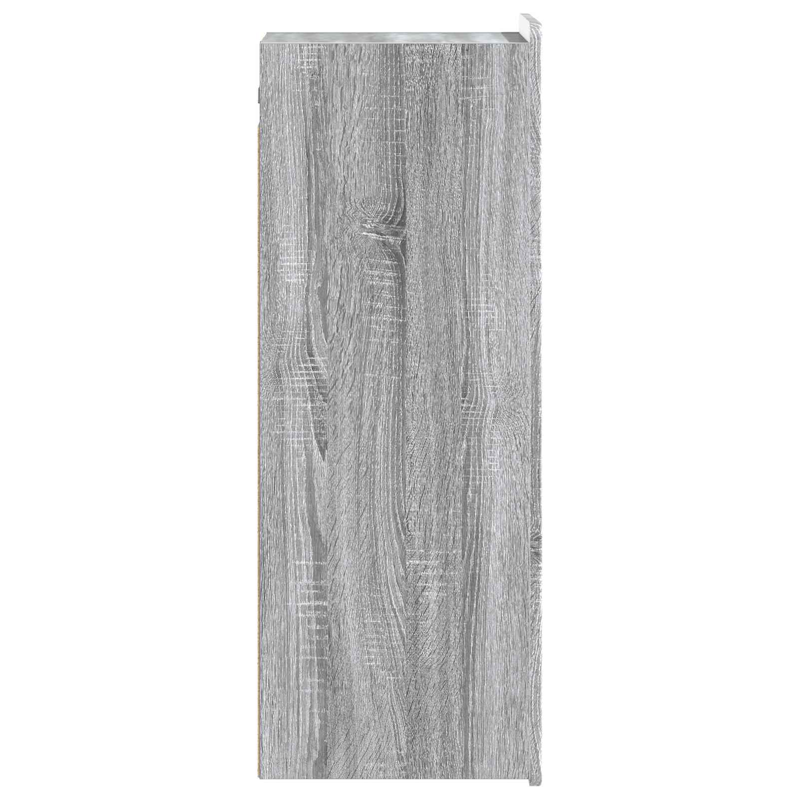 vidaXL Wall-Mounted Cabinet Grey Sonoma 33 x 34.5 x 94 cm 5