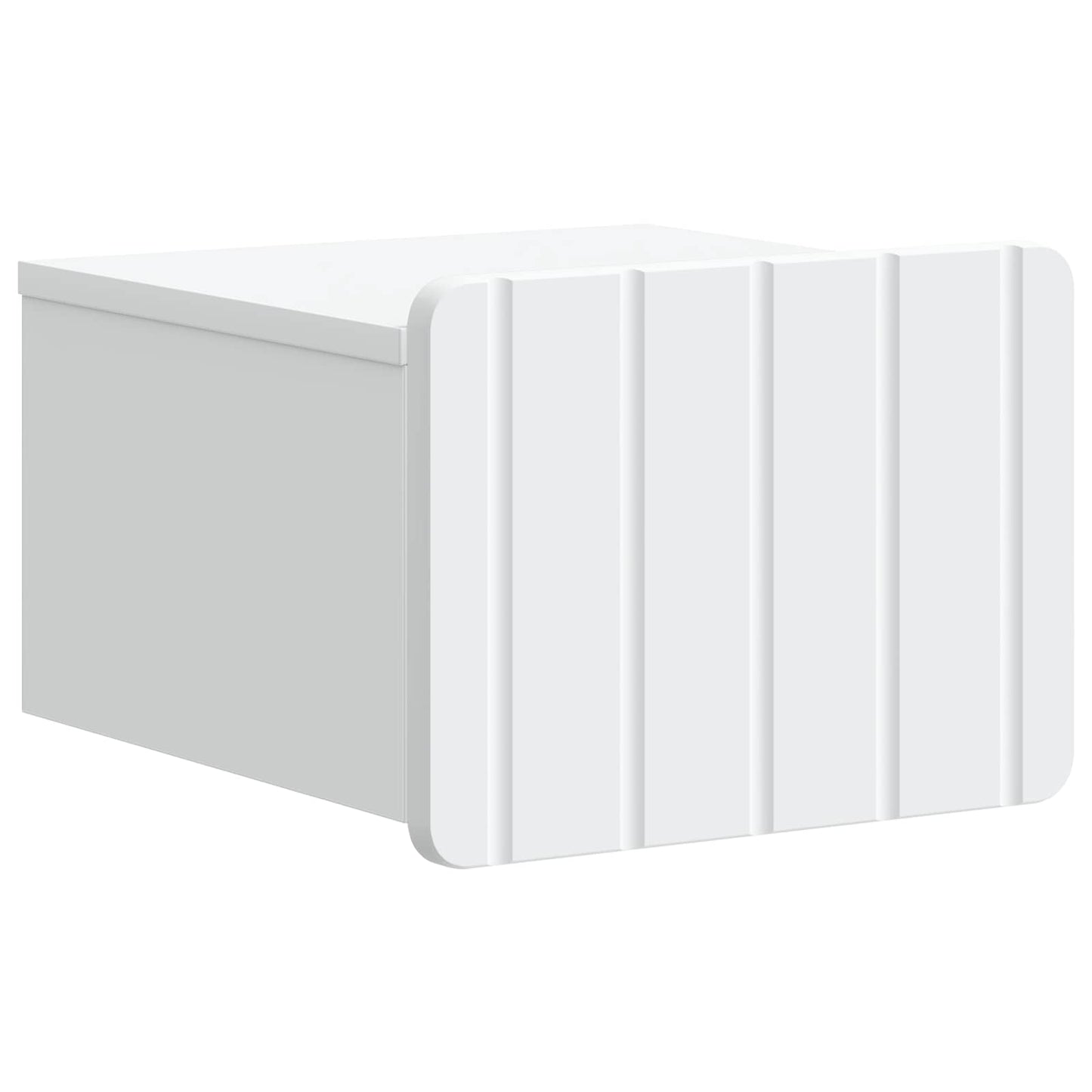 vidaXL Wall-Mounted Bedside Cabinet 2 pcs White 33 x 34.5 x 24 cm 5