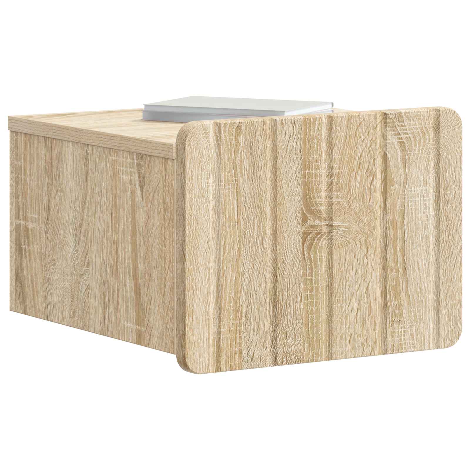 vidaXL Wall-Mounted Bedside Cabinet 2 pcs Sonoma Oak 33 x 34.5 x 24 cm 3