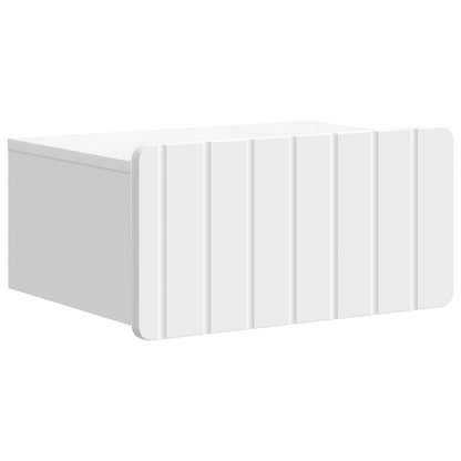vidaXL Wall-Mounted Bedside Cabinet 2 pcs White 49 x 34.5 x 24 cm 5