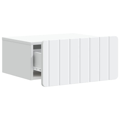 vidaXL Wall-Mounted Bedside Cabinet 2 pcs White 49 x 34.5 x 24 cm 6