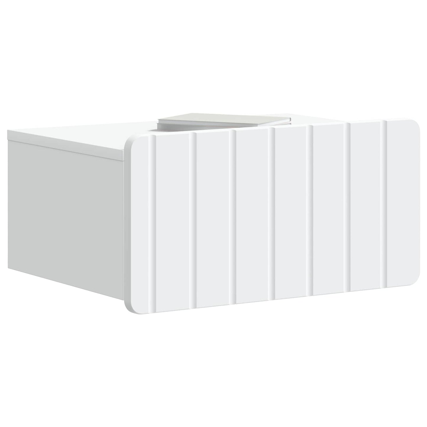 vidaXL Wall-Mounted Bedside Cabinet 2 pcs White 49 x 34.5 x 24 cm 3