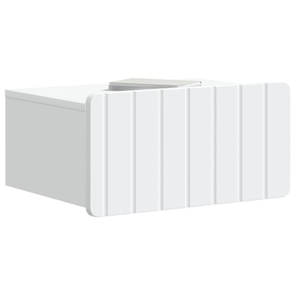 vidaXL Wall-Mounted Bedside Cabinet 2 pcs White 49 x 34.5 x 24 cm 3