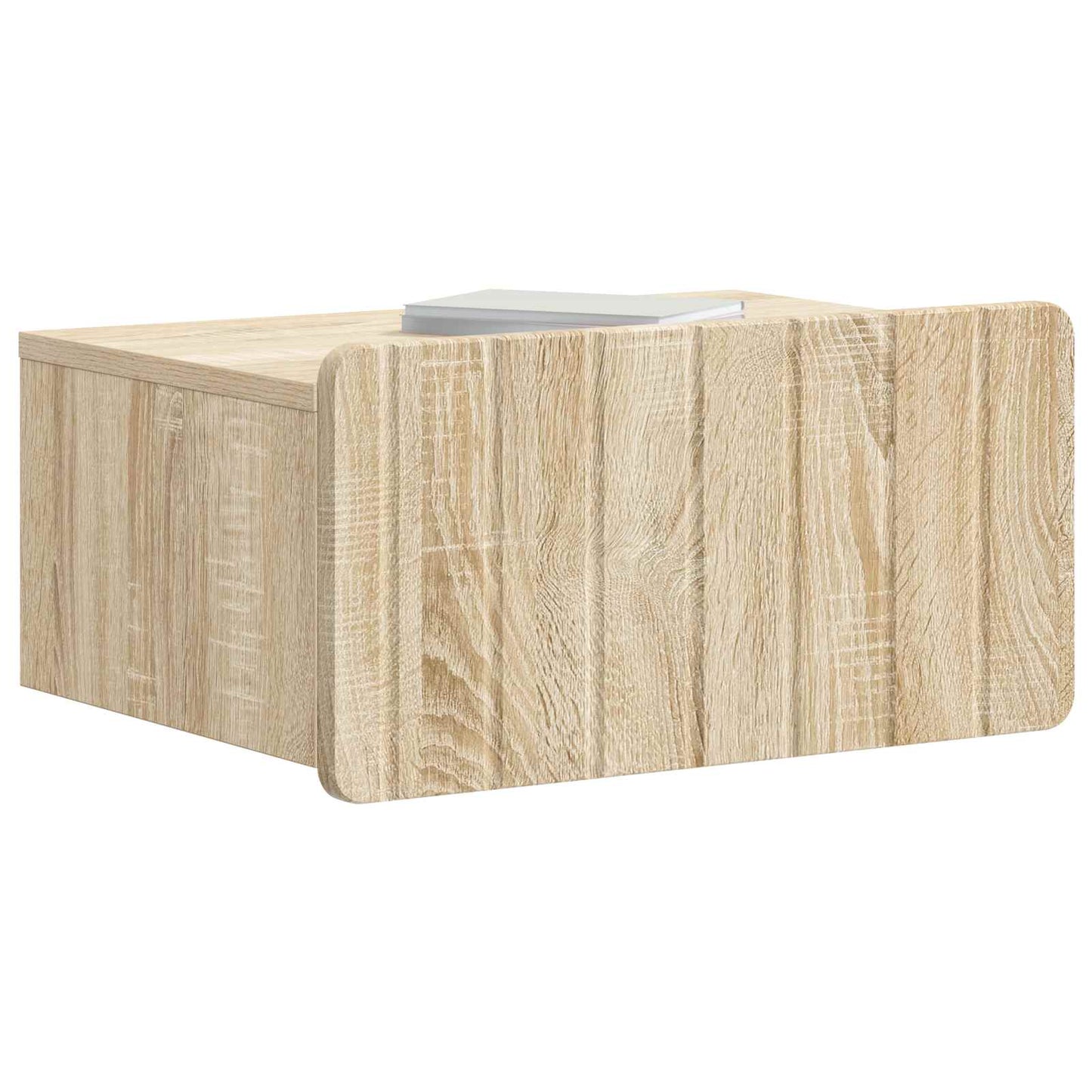 vidaXL Wall-Mounted Bedside Cabinet 2 pcs Sonoma Oak 49 x 34.5 x 24 cm 3