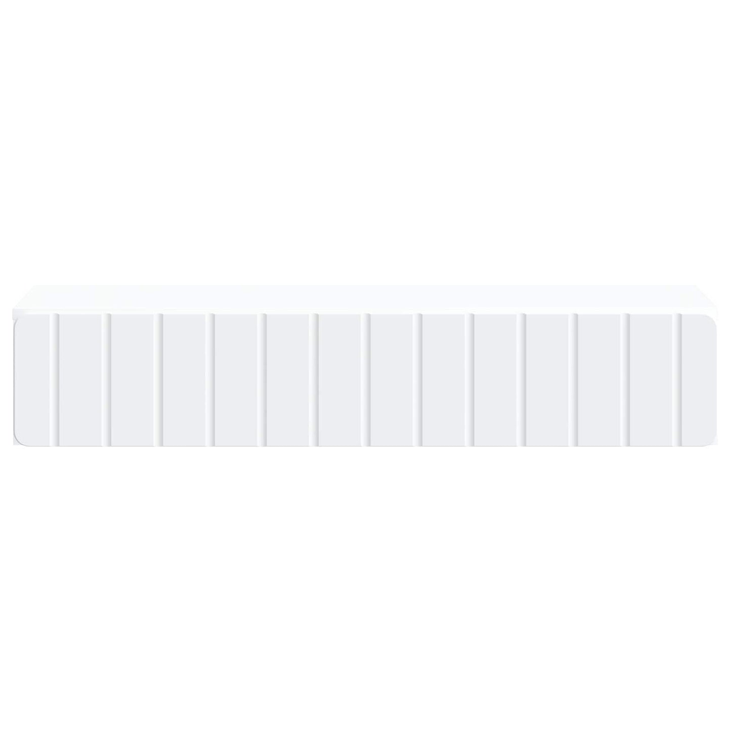 vidaXL Wall-Mounted Side Table Wall-mounted White 87.5 x 34.5 x 17 cm 5