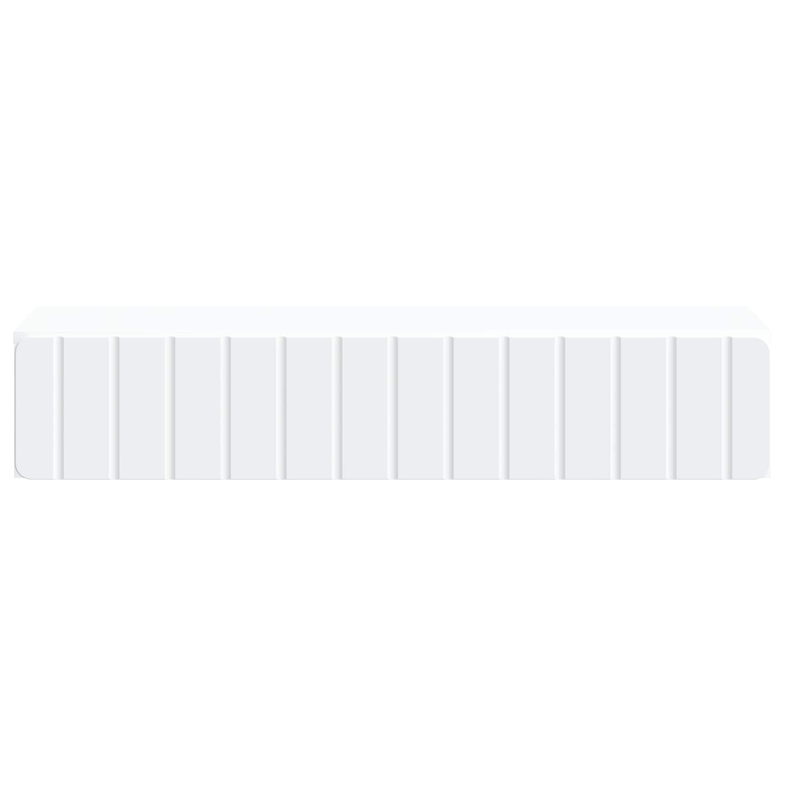 vidaXL Wall-Mounted Side Table Wall-mounted White 87.5 x 34.5 x 17 cm 5