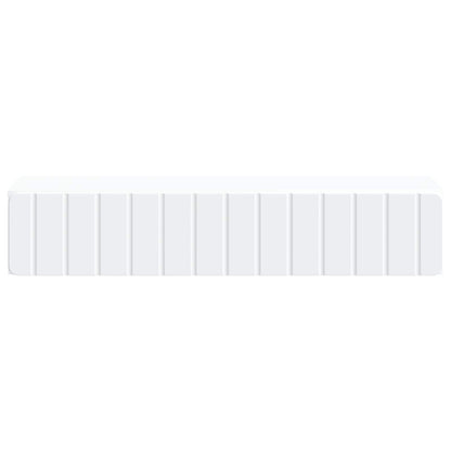 vidaXL Wall-Mounted Side Table Wall-mounted White 87.5 x 34.5 x 17 cm 5