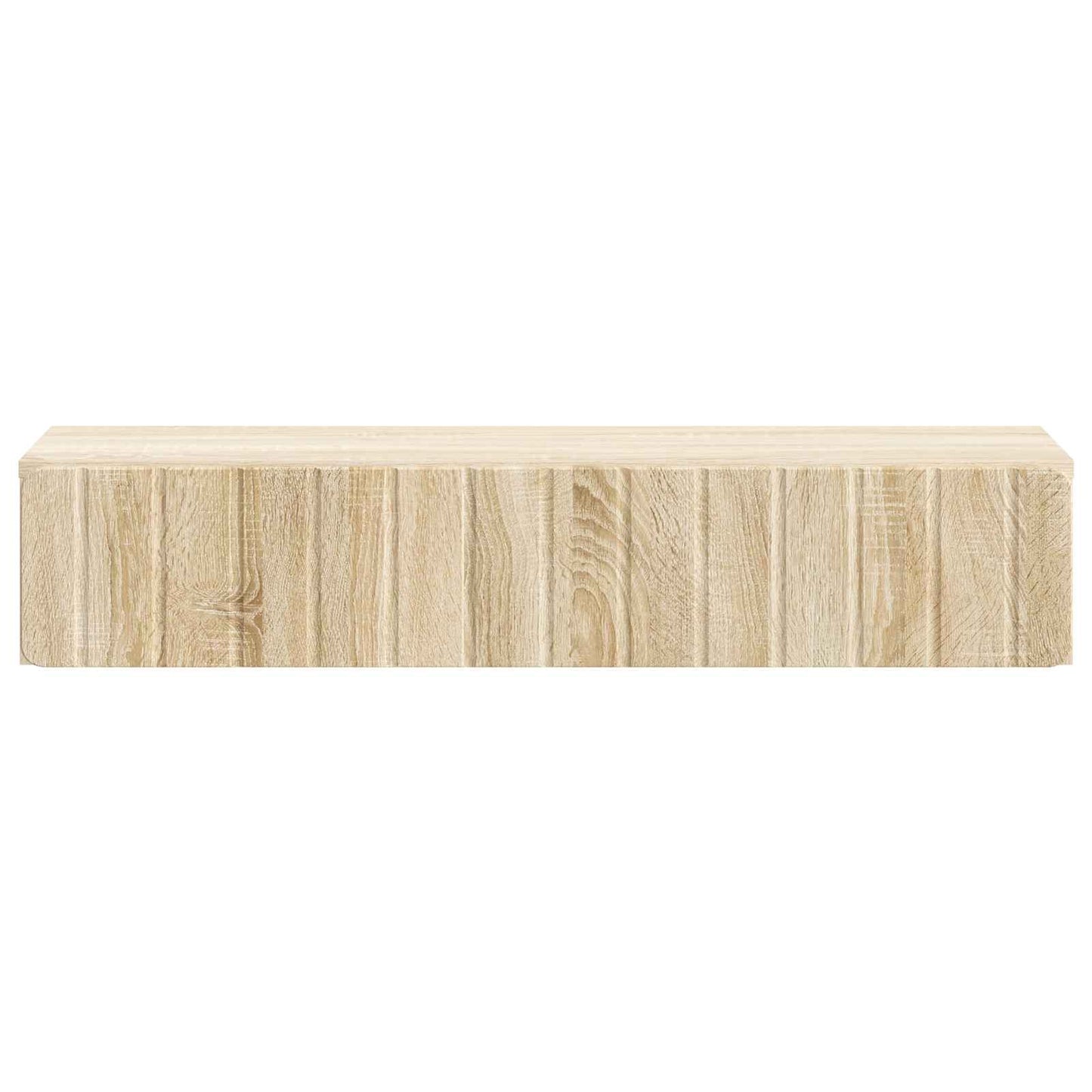 vidaXL Wall-Mounted Side Table Sonoma Oak 87.5 x 34.5 x 17 cm 5