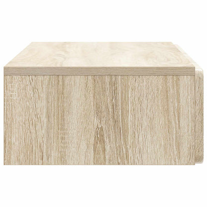 vidaXL Wall-Mounted Side Table Sonoma Oak 87.5 x 34.5 x 17 cm 6
