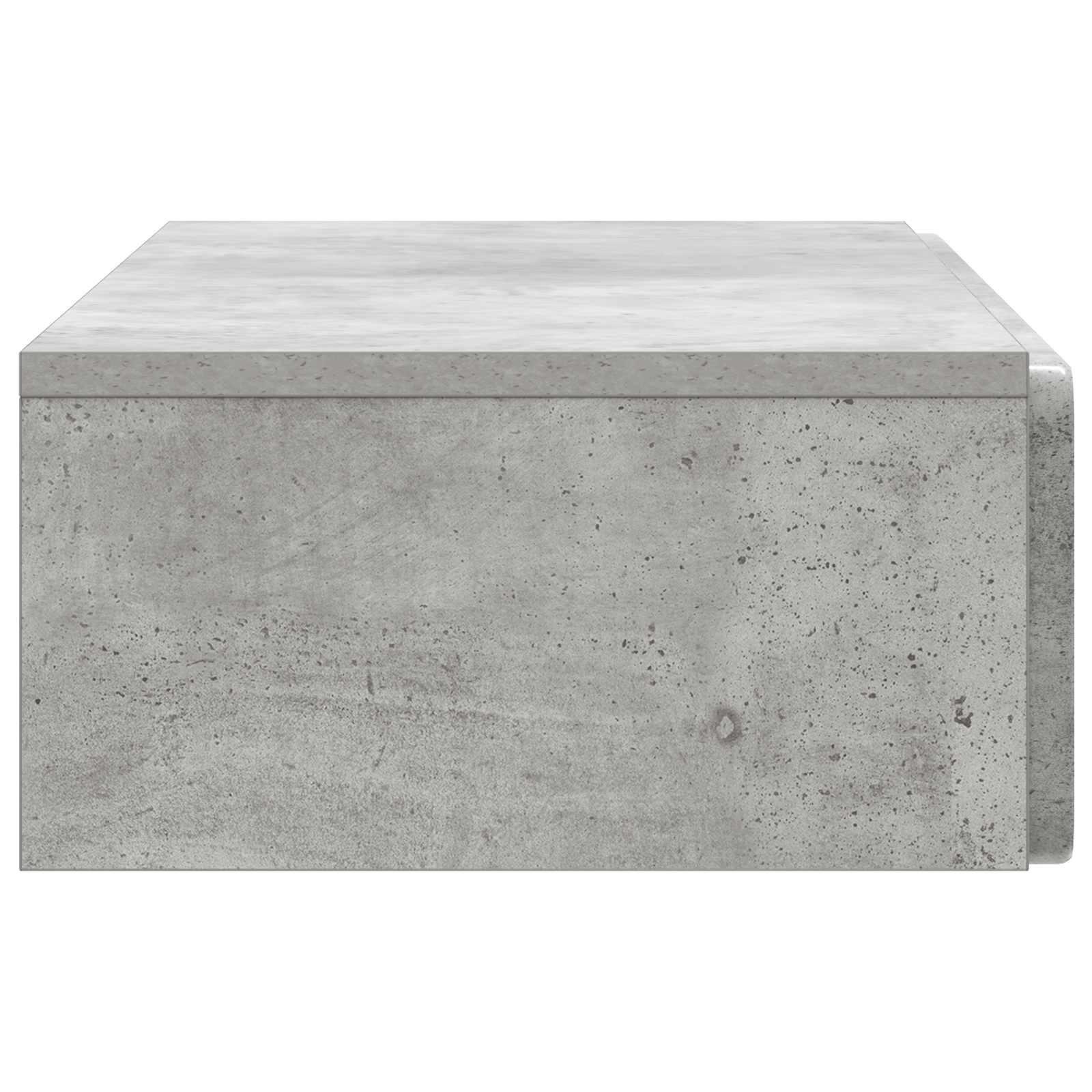 vidaXL Wall-Mounted Side Table Concrete Grey 87.5 x 34.5 x 17 cm 6