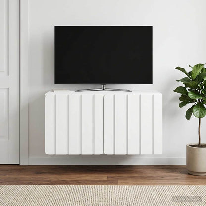 vidaXL Wall-Mounted TV Cabinet 59.5 x 41 x 30 cm White Engineered Wood 1