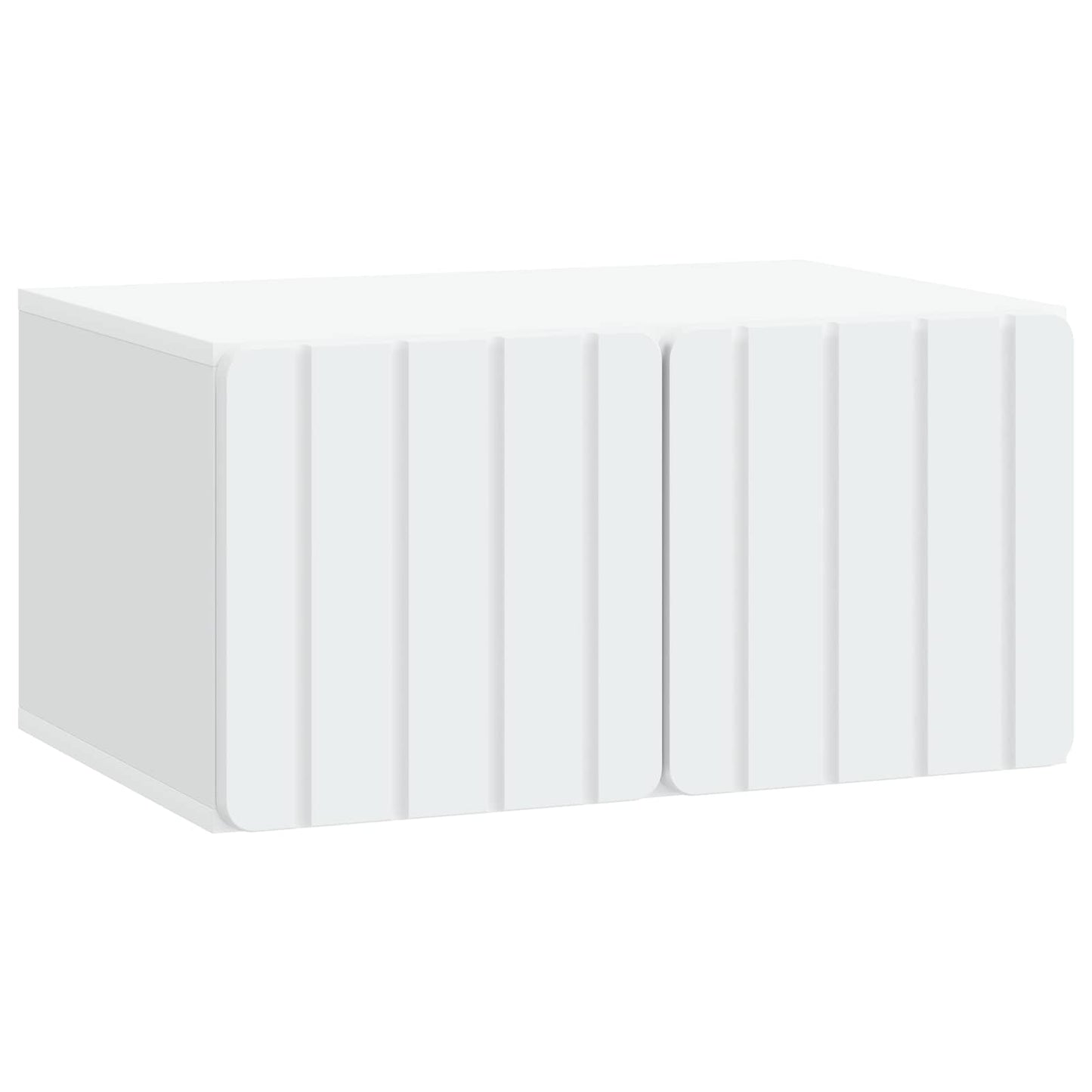 vidaXL Wall-Mounted TV Cabinet 59.5 x 41 x 30 cm White Engineered Wood 2