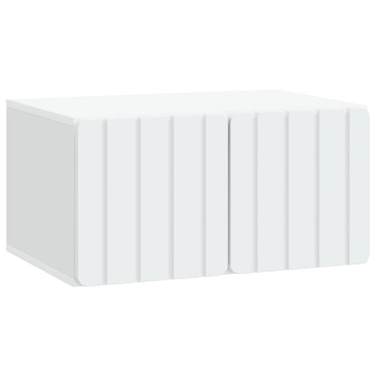 vidaXL Wall-Mounted TV Cabinet 59.5 x 41 x 30 cm White Engineered Wood 2