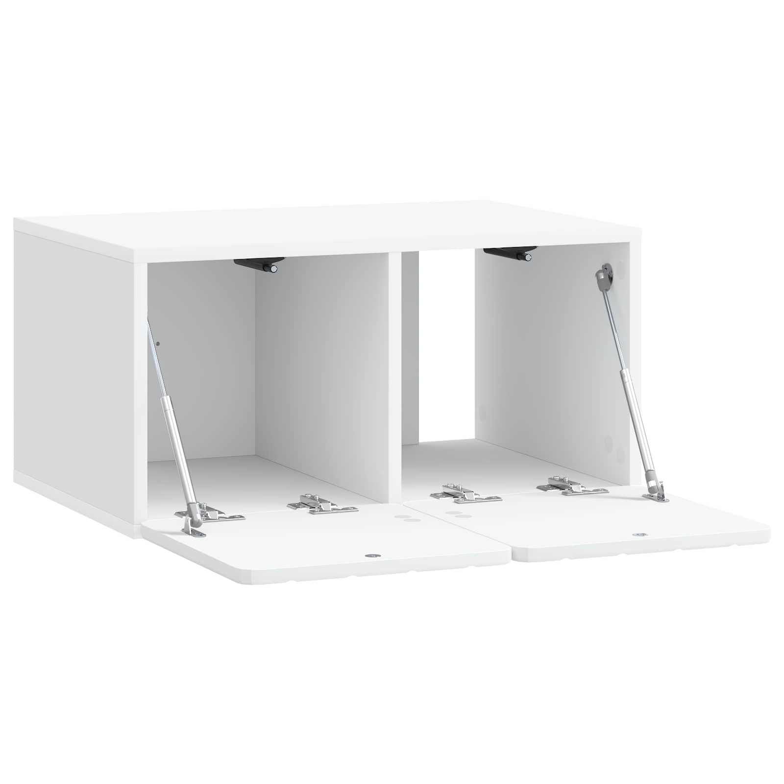 vidaXL Wall-Mounted TV Cabinet 59.5 x 41 x 30 cm White Engineered Wood 5
