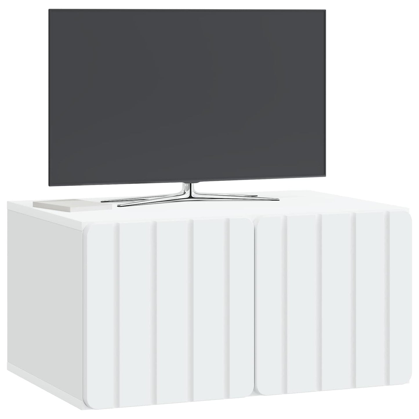 vidaXL Wall-Mounted TV Cabinet 59.5 x 41 x 30 cm White Engineered Wood 3