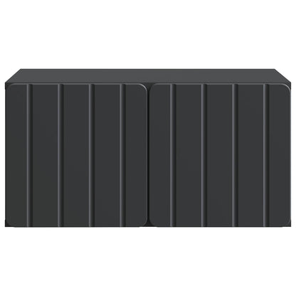 vidaXL Wall-Mounted TV Cabinet 59.5 x 41 x 30 cm Black Engineered Wood 6