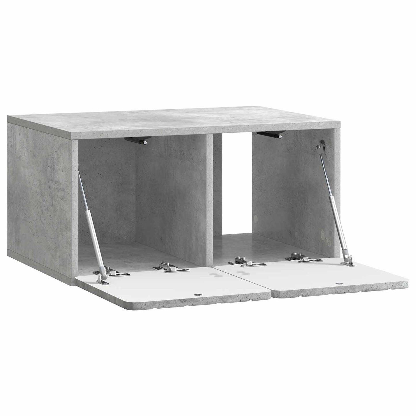 vidaXL Wall-Mounted TV Cabinet 59.5 x 41 x 30 cm Concrete Grey 5