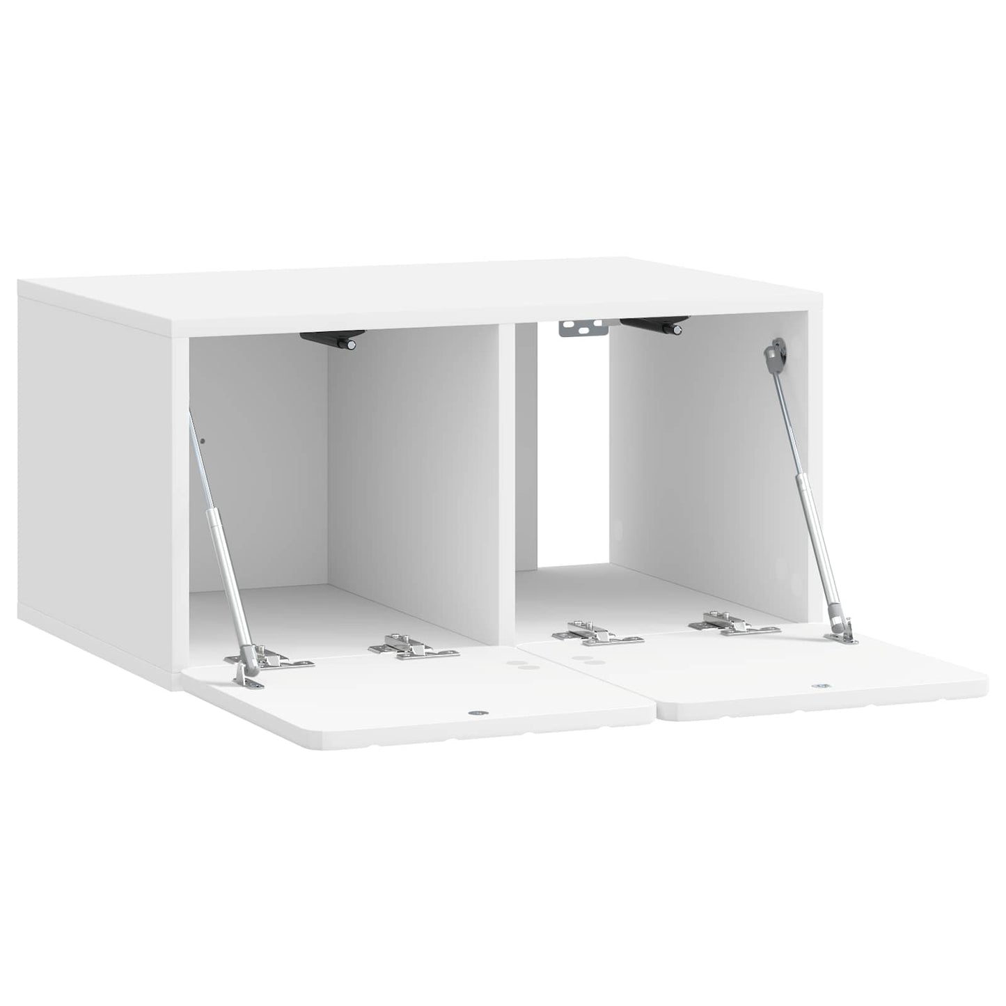 vidaXL Wall-Mounted TV Cabinet 59.5 x 41 x 30 cm High Gloss White 5