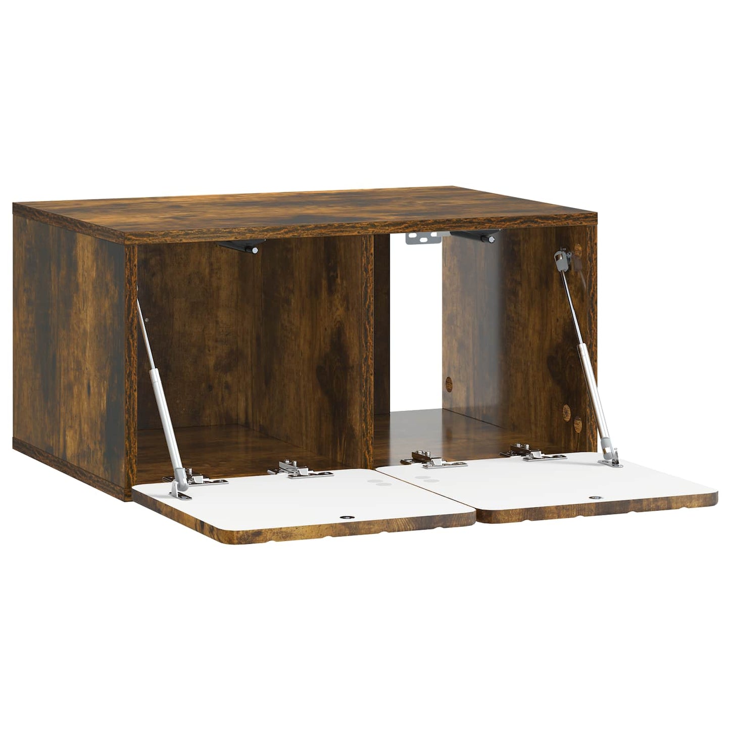 vidaXL Wall-Mounted TV Cabinet 59.5 x 41 x 30 cm Smoked Oak 5