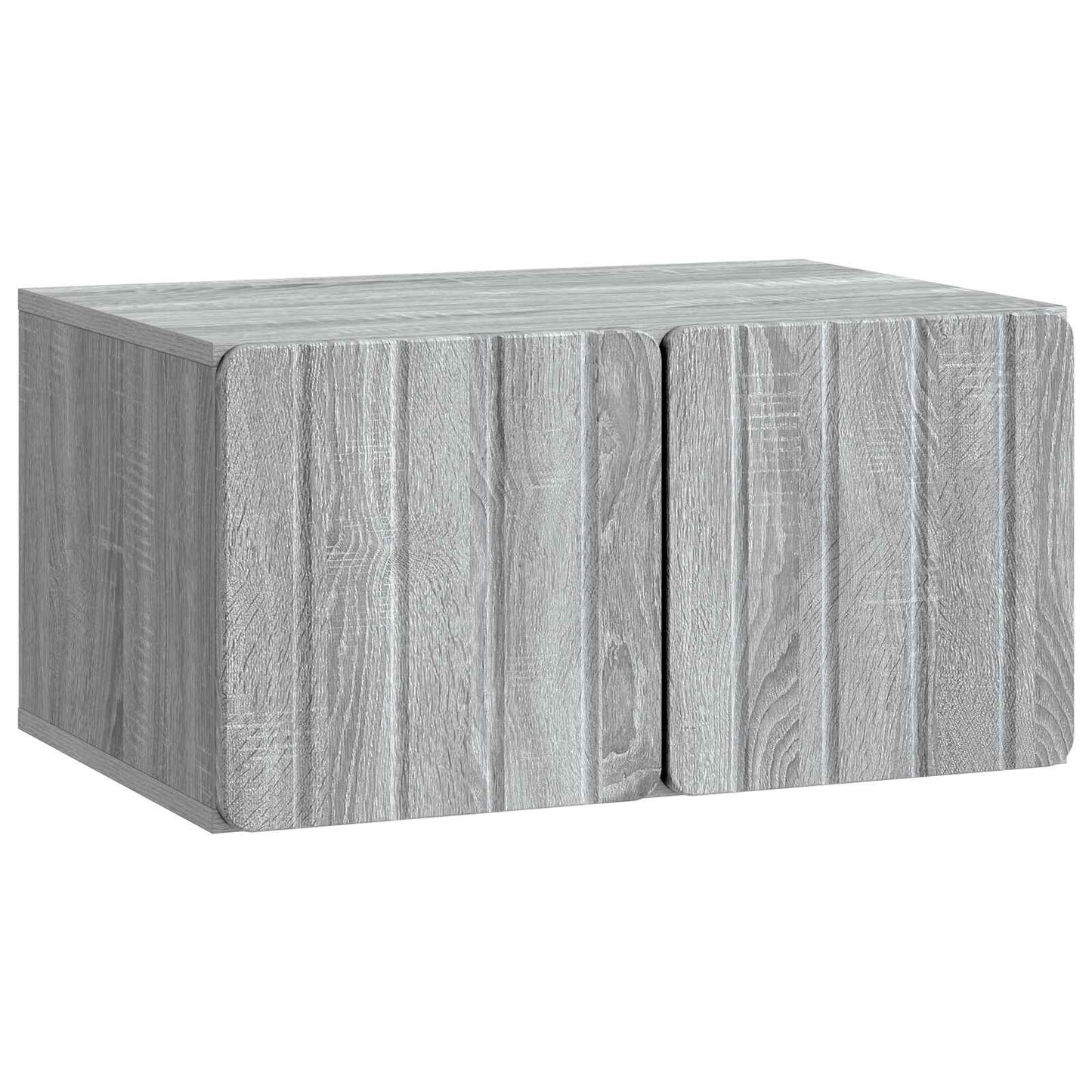 vidaXL Wall-Mounted TV Cabinet 59.5 x 41 x 30 cm Grey Sonoma 2