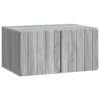 vidaXL Wall-Mounted TV Cabinet 59.5 x 41 x 30 cm Grey Sonoma 2