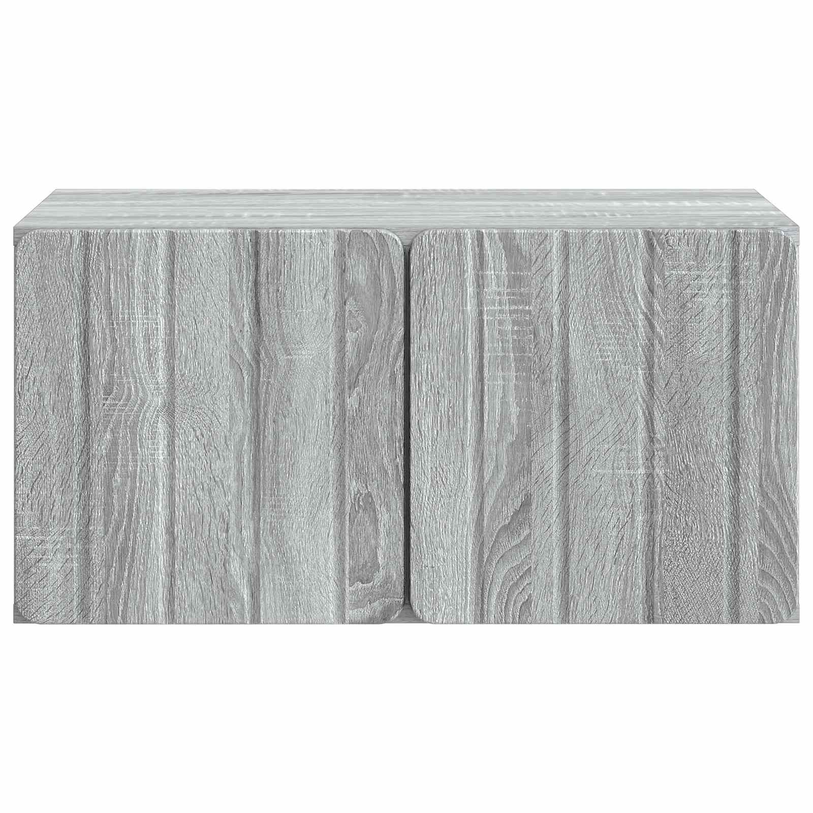 vidaXL Wall-Mounted TV Cabinet 59.5 x 41 x 30 cm Grey Sonoma 6