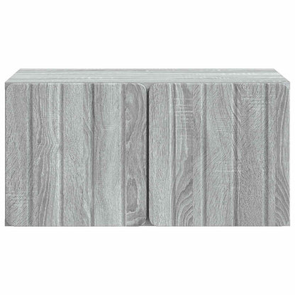 vidaXL Wall-Mounted TV Cabinet 59.5 x 41 x 30 cm Grey Sonoma 6
