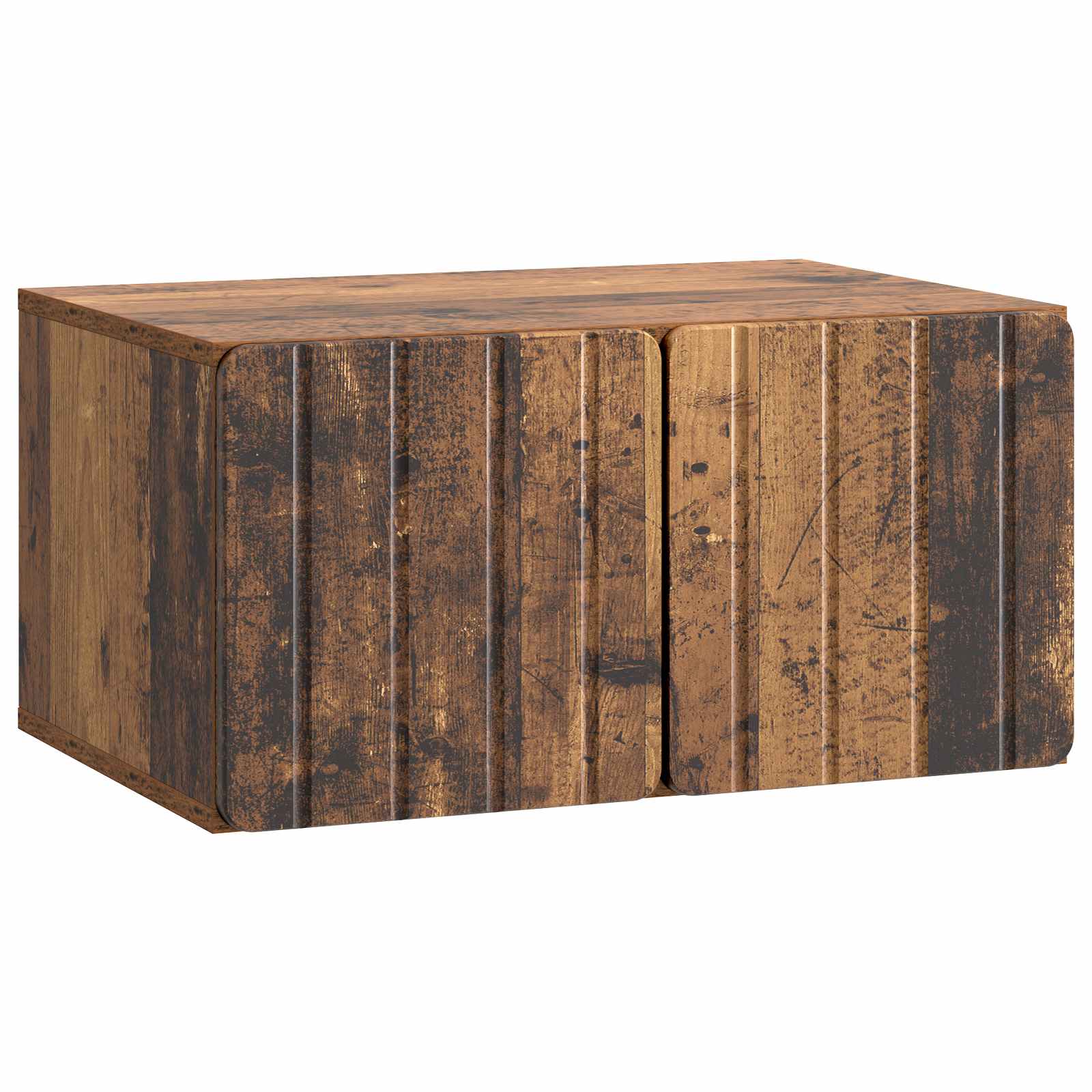 vidaXL Wall-Mounted TV Cabinet 59.5 x 41 x 30 cm Old Wood 2