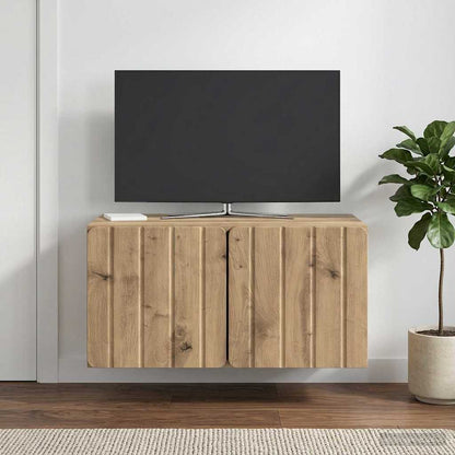 vidaXL Wall-Mounted TV Cabinet 59.5 x 41 x 30 cm Artisan Oak 1