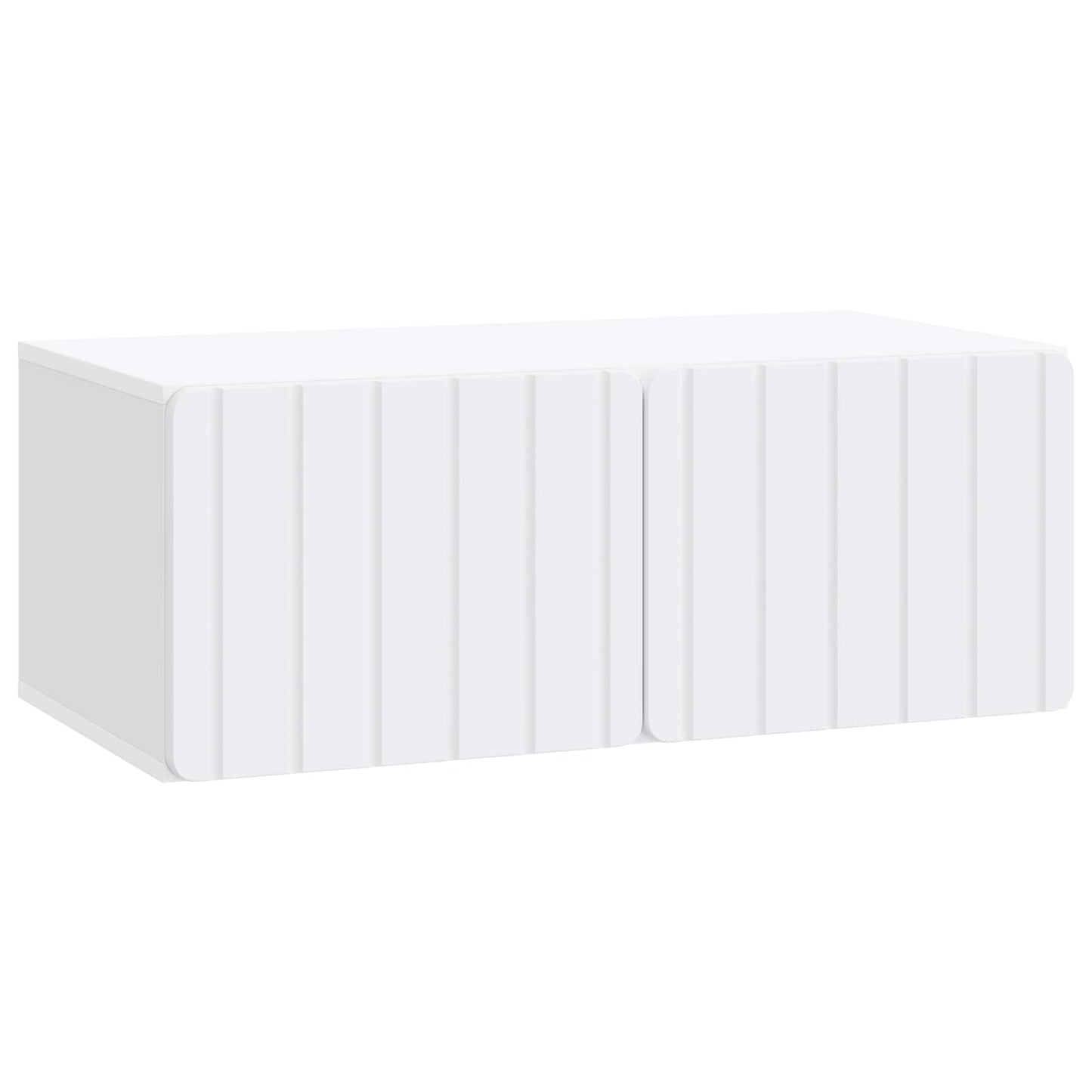 vidaXL Wall-Mounted TV Cabinet 78.5 x 41 x 30 cm White Engineered Wood 2