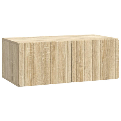 vidaXL Wall-Mounted TV Cabinet 78.5 x 41 x 30 cm Sonoma Oak 2