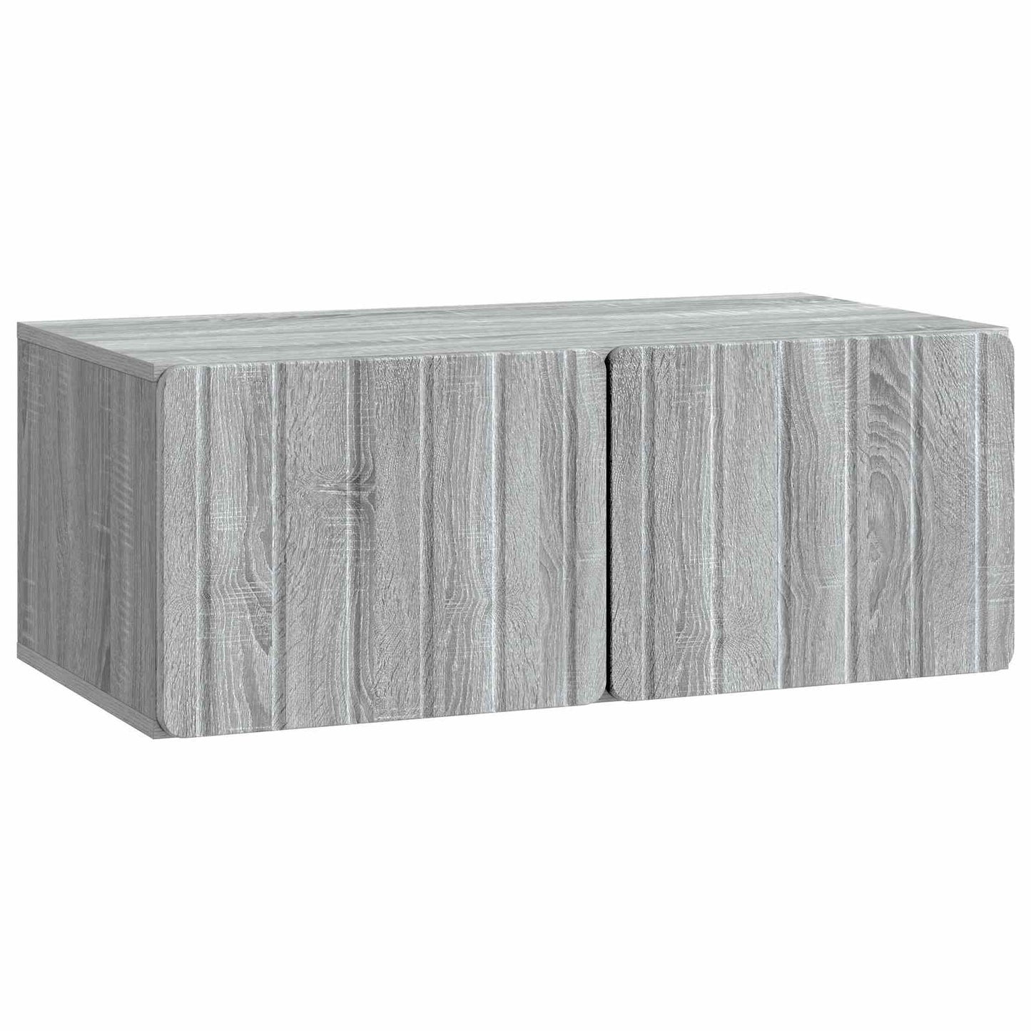 vidaXL Wall-Mounted TV Cabinet 78.5 x 41 x 30 cm Grey Sonoma 2