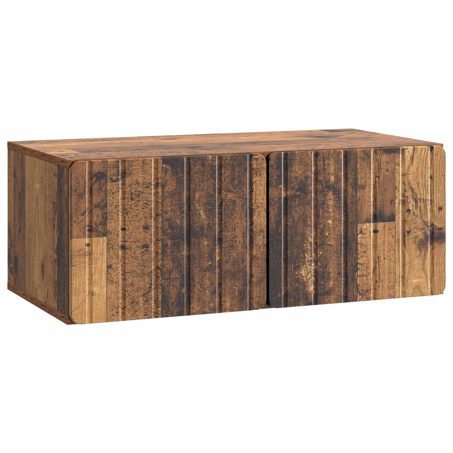 vidaXL Wall-Mounted TV Cabinet 78.5 x 41 x 30 cm Old Wood 2